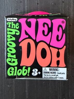 Schylling Groovy Nee Doh Glob! Kids Toy - Pink